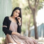 PRESENTING NEW DESIGNER  SUMMER SPECIAL PRINTED RUFFLED GOWN