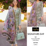 pure jam cotton with Embroidery suits