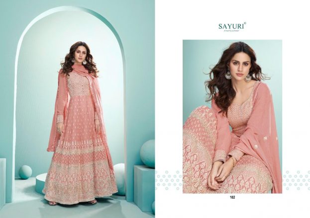 Real georgette with dull santoon inner n bottom with Real georgette dupatta - Image 3