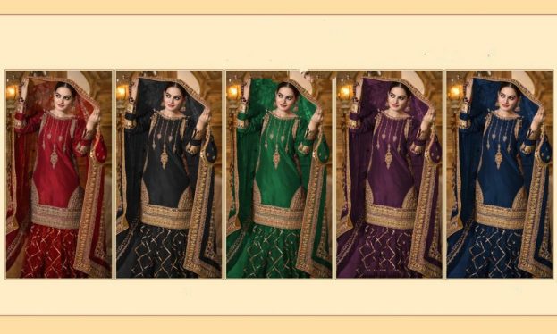 Fox Georgette With Coding Embroidery,Sequence and Real Mirror Stone work Lehenga - Image 3