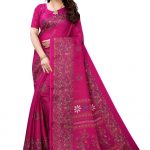 JUTE SILK PRINTED sarees