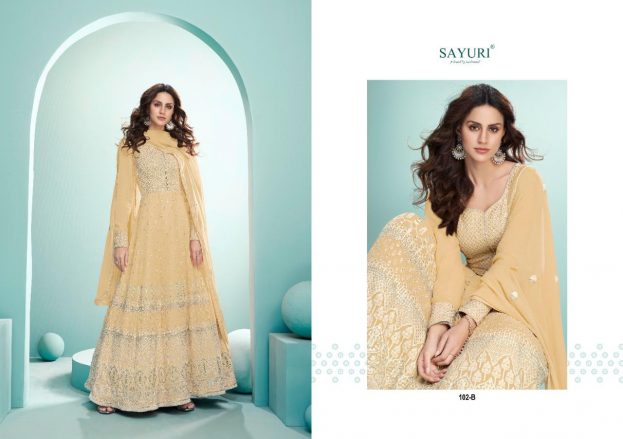 Real georgette with dull santoon inner n bottom with Real georgette dupatta - Image 4