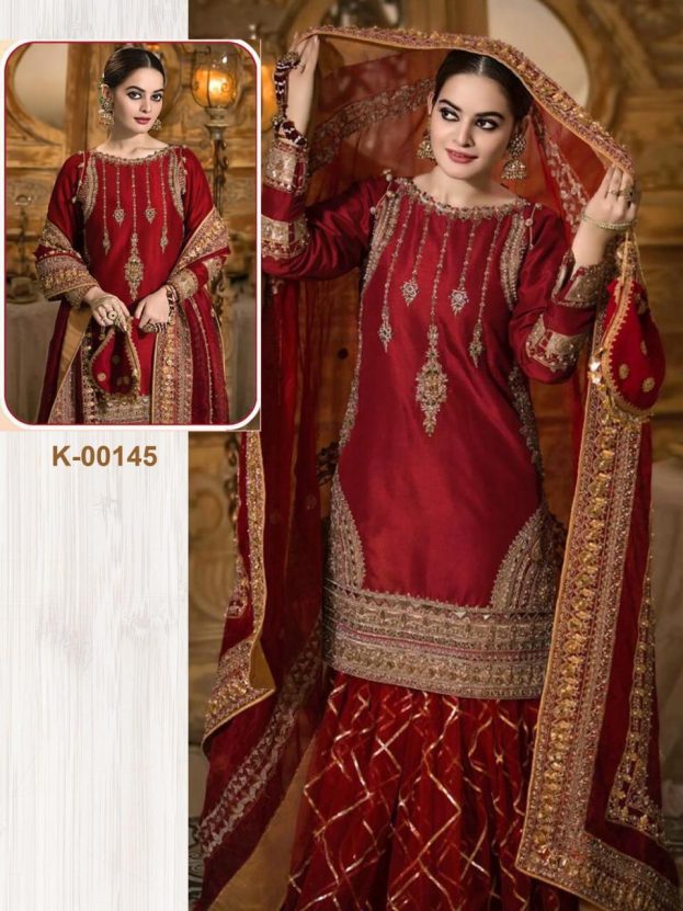 Fox Georgette With Coding Embroidery,Sequence and Real Mirror Stone work Lehenga - Image 6