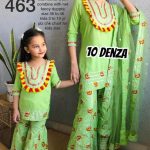 Mother And Daughter Combo  Cotton Kurti