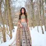 Heavy Digital Print Jari Satin semi stiched Lehenga