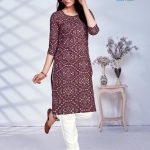 Bandhej print kurti with pant